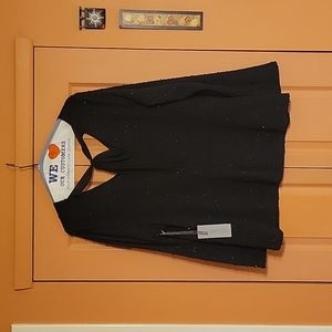 Jennifer Lopez Black Top With Sequins